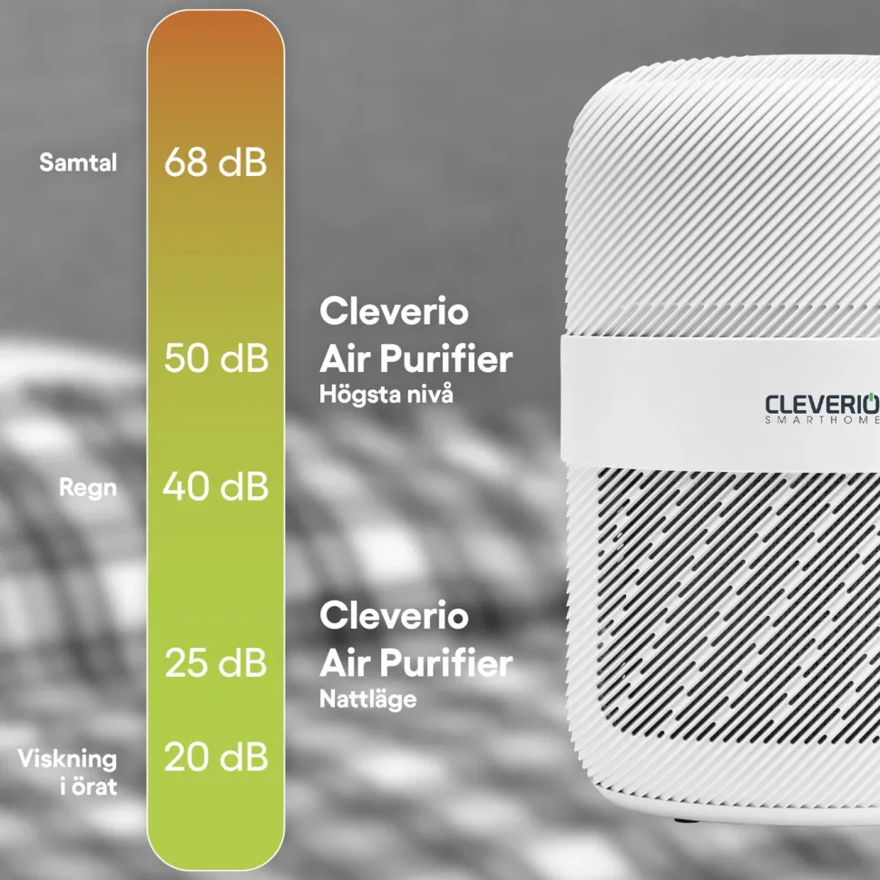 Cleverio Air Purifier smart luftrenare