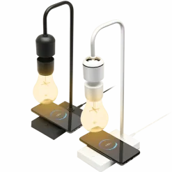 Cleverio Leviterande bordslampa Vit