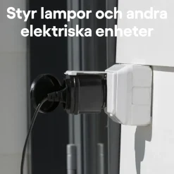 Cleverio Mini-fjärrströmbrytare för utomhusbruk 3000 W 4-pack