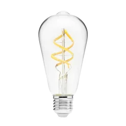 Cleverio Smart E27 ST64 Filament LED-lampa 380 lm