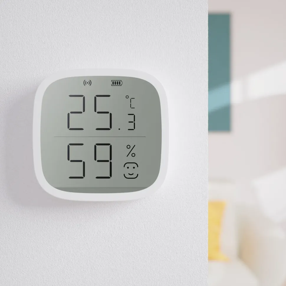 Cleverio Smart Termometer och hygrometer med Zigbee 3.0