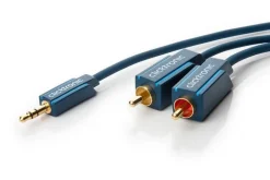 Clicktronic Ljudkabel 3,5 mm till 2x RCA 7,5 m