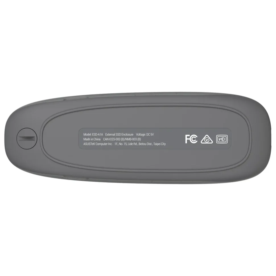 Cobble SSD Enclosure Hårddiskkabinett M.2 Grå