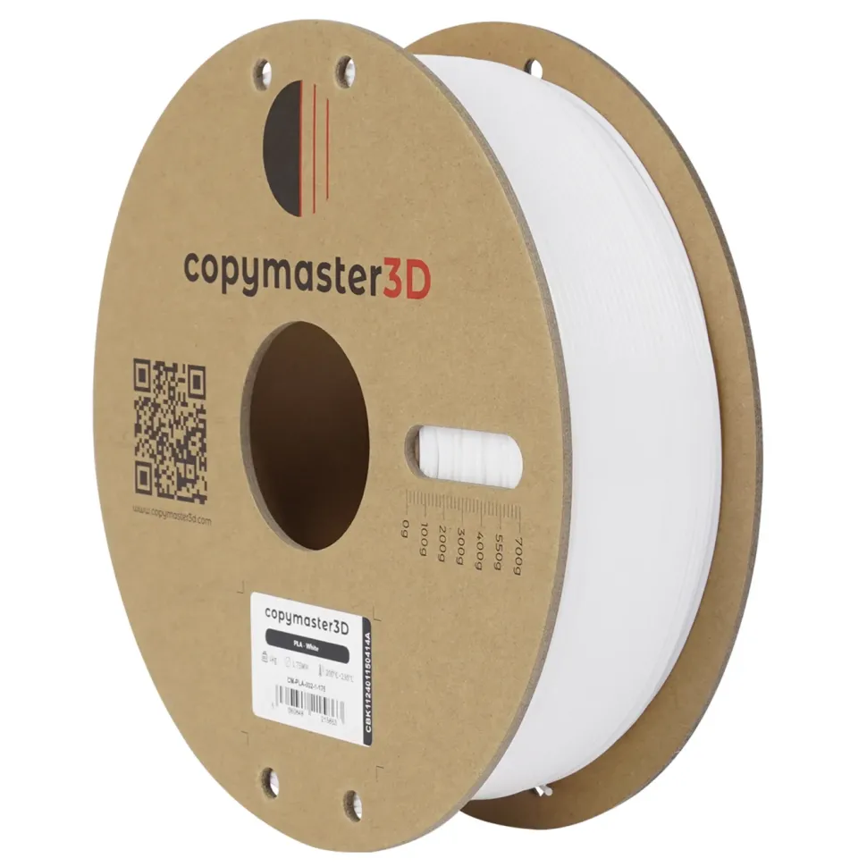 Copymaster3D PLA-filament för 3D-skrivare 1,75 mm Vit