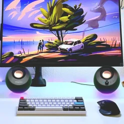 Creative Pebble Pro 2.0 USB-C-datorhögtalare Svart