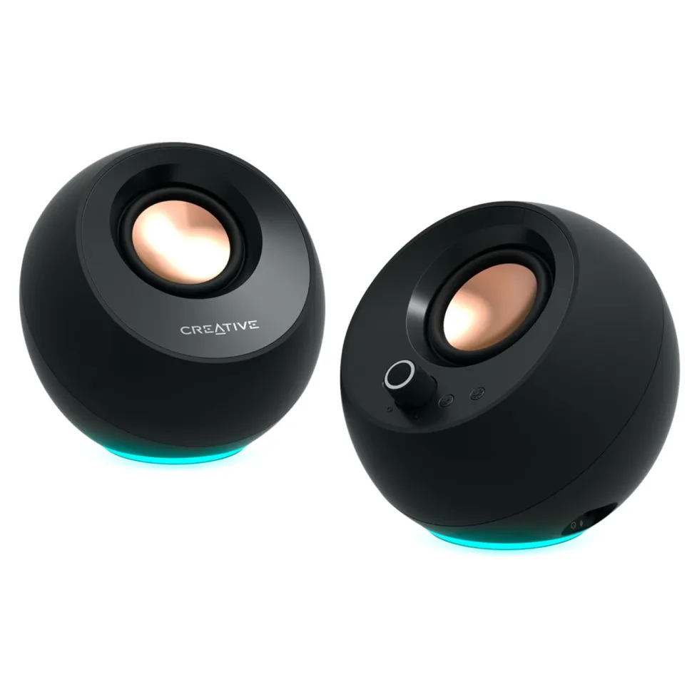 Creative Pebble Pro 2.0 USB-C-datorhögtalare Svart