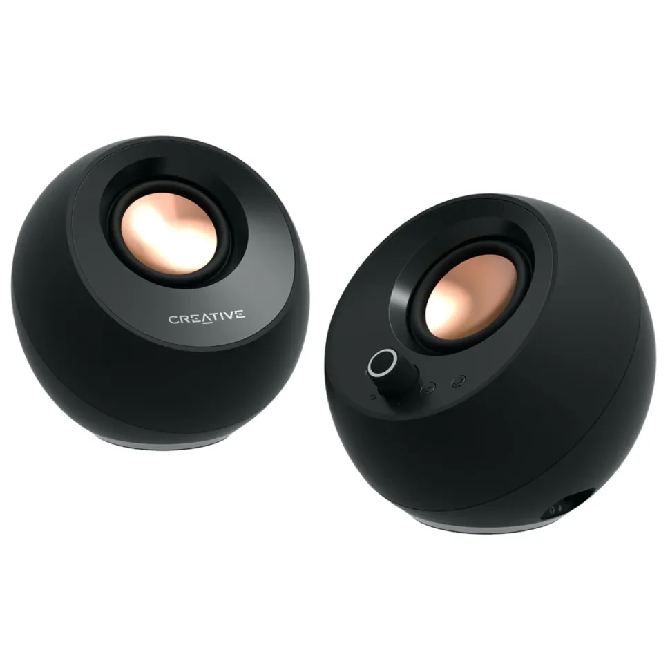 Creative Pebble Pro 2.0 USB-C-datorhögtalare Svart