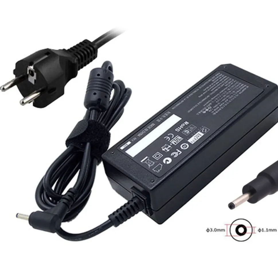 Datorladdare 19 V 45 W 3,0x1,1 mm