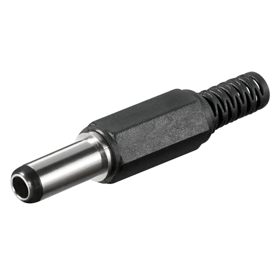 DC-kontakt med lödanslutning 5,5x2,5x14 mm