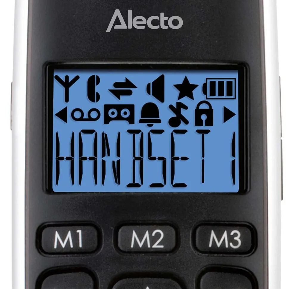 DECT-telefon Alecto FX-6020 (2 lurar + basstation)