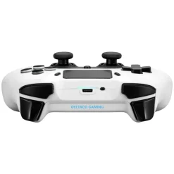 Deltaco Trådlös handkontroll för PS4 och PC Vit
