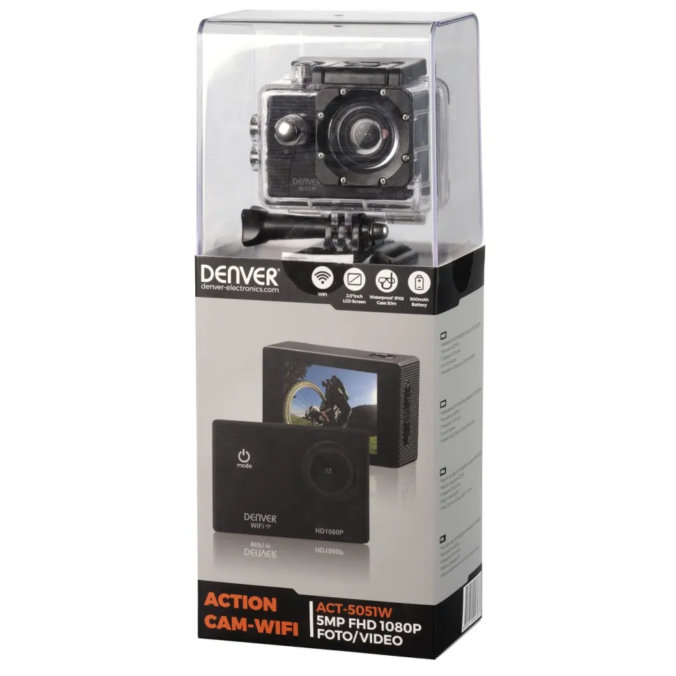 Denver ACT-5051W Actionkamera Full HD med wifi
