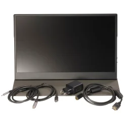 Denver Bärbar Full HD-skärm med USB-C och IPS-panel 15,6