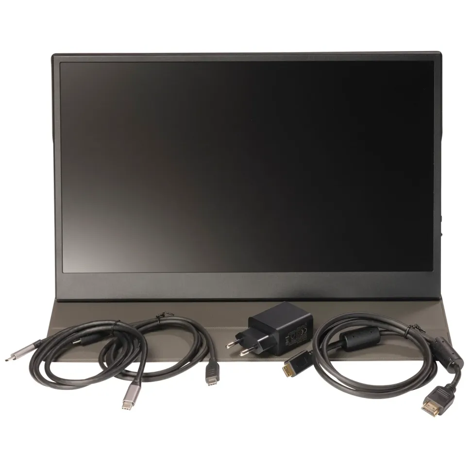 Denver Bärbar Full HD-skärm med USB-C och IPS-panel 15,6"