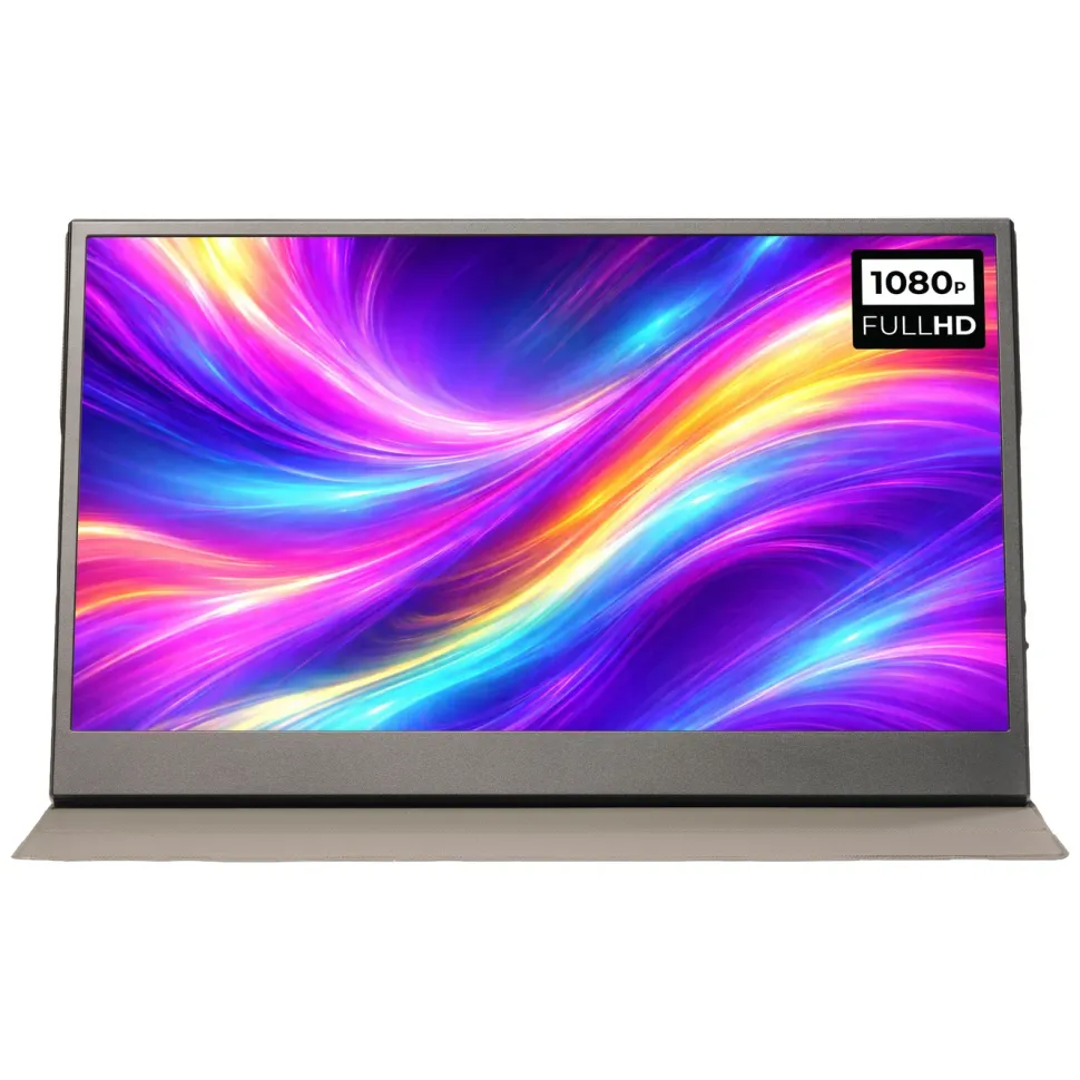 Denver Bärbar Full HD-skärm med USB-C och IPS-panel 15,6"