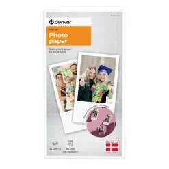 Denver Fotopapper till mobilskrivare MCP-6010 20 ark