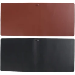 Desire2 Skrivbordsmatta i veganskt läder 900×400 mm Grå, 90×45 cm