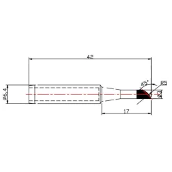 Dibotech Lödspets till 40570, 40745 och 40746 3,0 mm