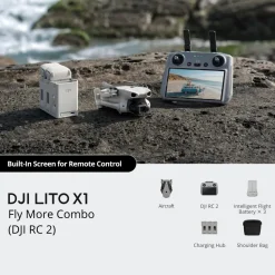 DJI Lito X1 Fly More Combo kameradrönare RC 2