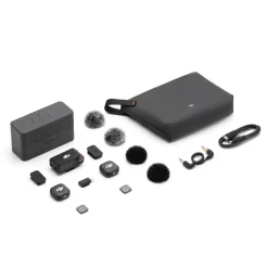 DJI Mic 3 trådlöst mikrofonkit 2 TX + 1 RX + laddningsfodral