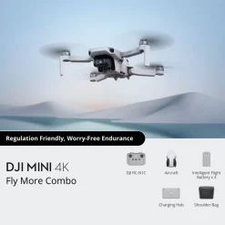DJI Mini 4K Fly More Combo – Kompakt drönare med 4K-video