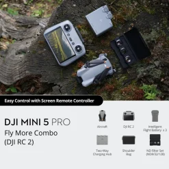 DJI Mini 5 Pro Fly More Combo med 50 MP 1-tumssensor