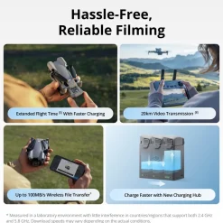 DJI Mini 5 Pro Fly More Combo med 50 MP 1-tumssensor