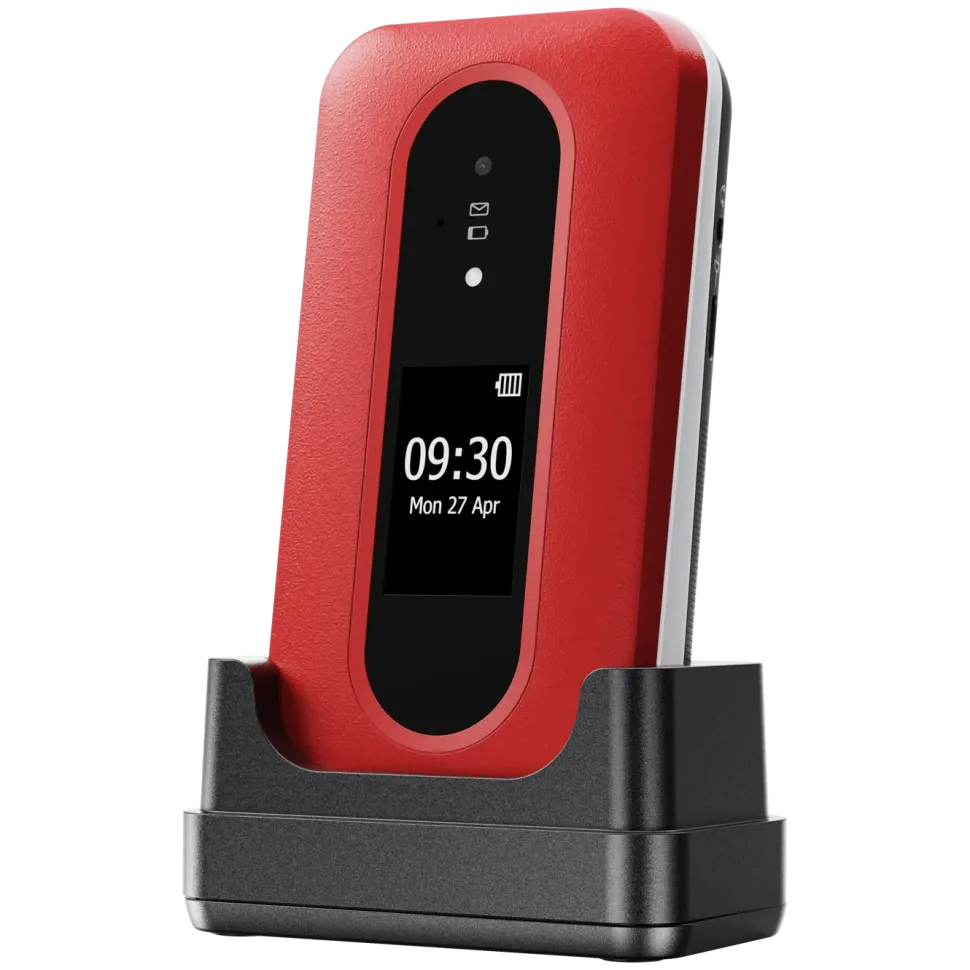Doro Leva L31 mobiltelefon 4G Röd/vit
