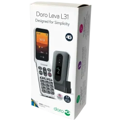Doro Leva L31 mobiltelefon 4G Svart/vit