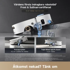 Dreame Aqua10 Ultra Roller robotdammsugare med basstation
