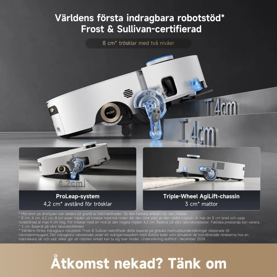 Dreame Aqua10 Ultra Roller robotdammsugare med basstation