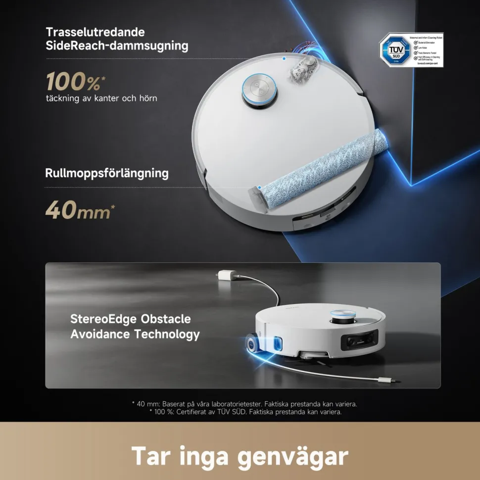 Dreame Aqua10 Ultra Roller robotdammsugare med basstation