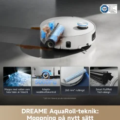 Dreame Aqua10 Ultra Roller robotdammsugare med basstation