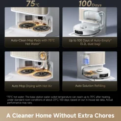 Dreame L40s Pro Ultra robotdammsugare Vit
