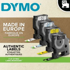 Dymo D1-märktejp 9 mm Vit