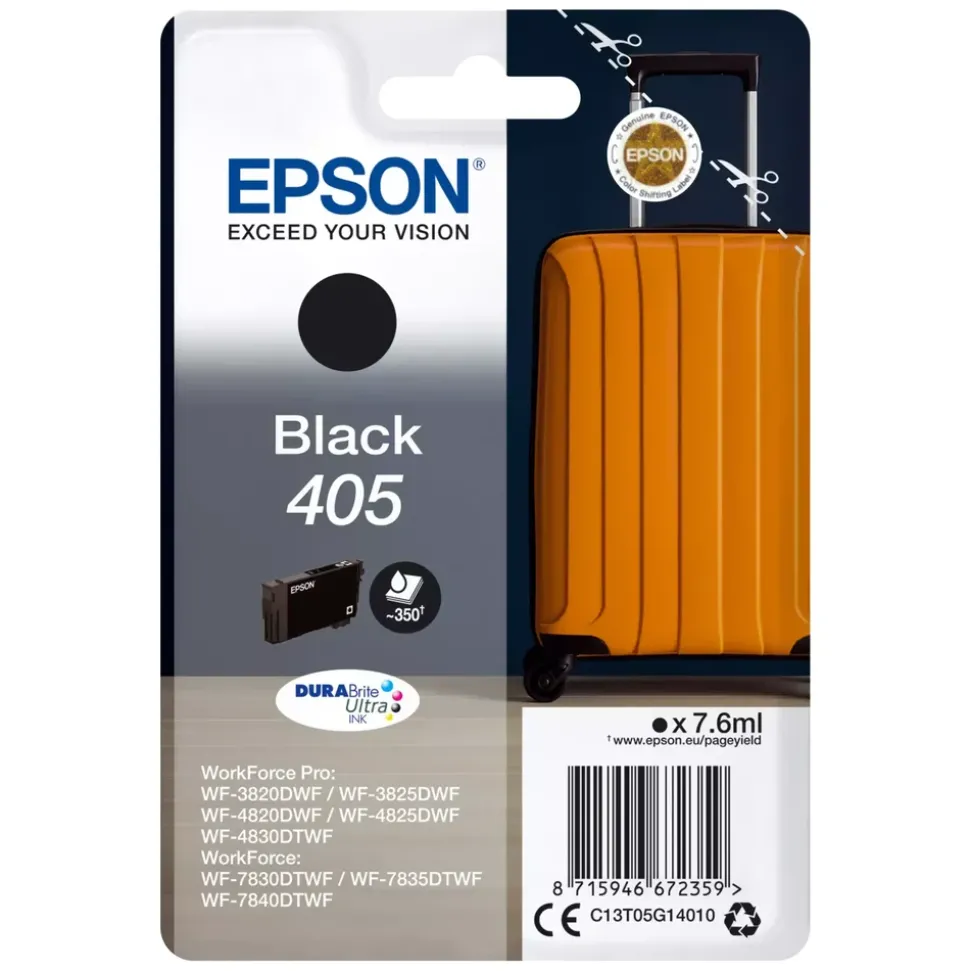 Epson 405 DURABrite Ultra bläckpatron Svart