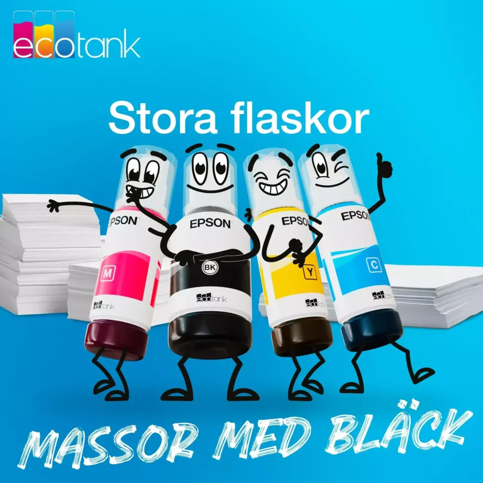 Epson 102 EcoTank påfyllningsbläck 4-pack
