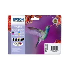 Epson T0807 Bläckpatron 6-pack