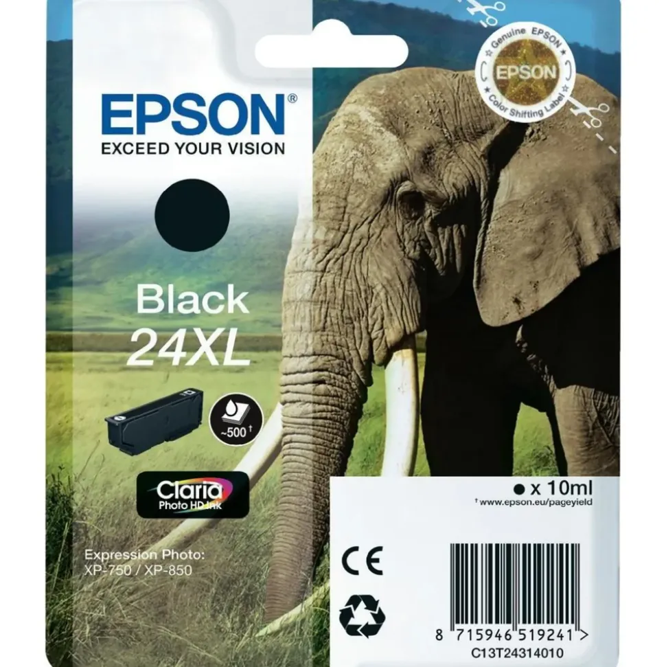 Epson T2431 Bläckpatron XL Svart