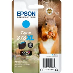 Epson T378 XL Bläckpatron Cyan