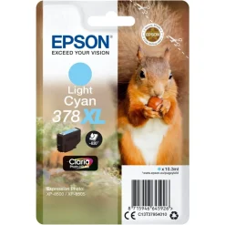 Epson T378 XL Bläckpatron Ljus cyan