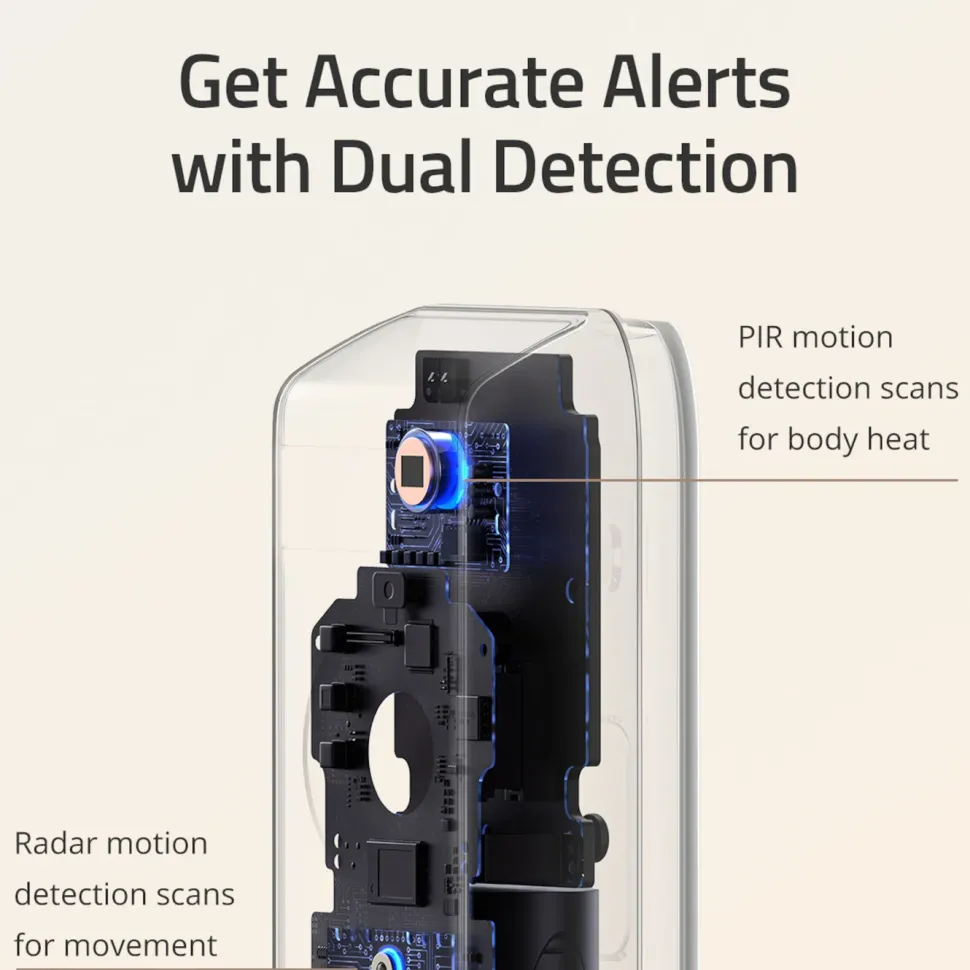Eufy Dual Video Doorbell 2K Dörrklocka med basstation