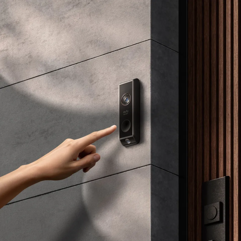 Eufy Dual Video Doorbell 2K Dörrklocka med basstation