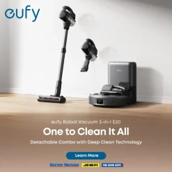 Eufy E20 3-i-1 robotdammsugare