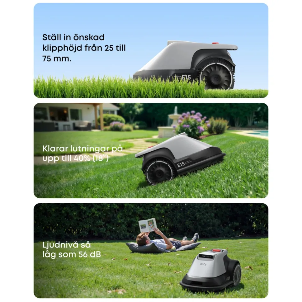 Eufy E15 Robotgräsklippare