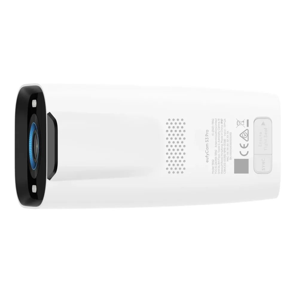 Eufy eufyCam S3 Pro Övervakningssystem med solpanel 3-pack