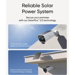 Eufy eufyCam S3 Pro Övervakningssystem med solpanel 3-pack