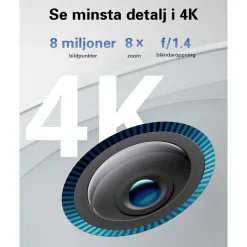 Eufy eufyCam 3 Övervakningssystem med solpanel 4-pack