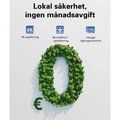 Eufy eufyCam 3 Övervakningssystem med solpanel 4-pack