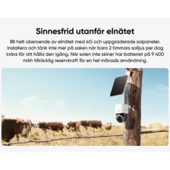 Eufy 4G LTE solcellsdriven övervakningskamera S330